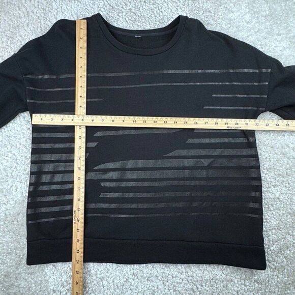 Fabletics Black Graphic Print Sweatshirt - Picture 6 of 7